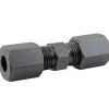 Union Compression, High Pressure, Black Oxide Coated Steel, 5/16", Bag of 1