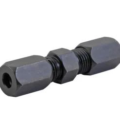 Union Compression, High Pressure, Black Oxide Coated Steel, 3/16"