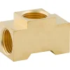 Union Tee, Brass, F(5/8-18 I), Bag of 1