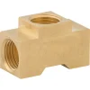 Union Tee, Brass, F(7/16-24 I), Bag of 1