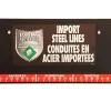 Wall Display, Poly-Armour PVF Steel Brake Lines Import, No Lines