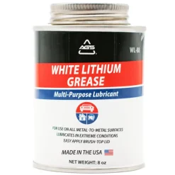 White Lithium Grease, 8oz Brush Top Can
